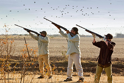 3 Dove Hunting Shooters in Cordoba Argentina