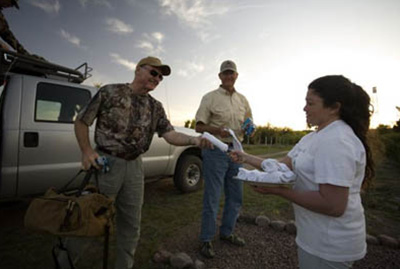Welcoming Guests at the Los Chanares Lodge