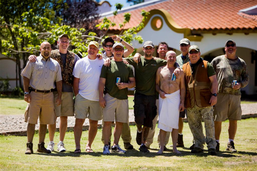 Benjamin Group Shooting Doves at Los Chanares